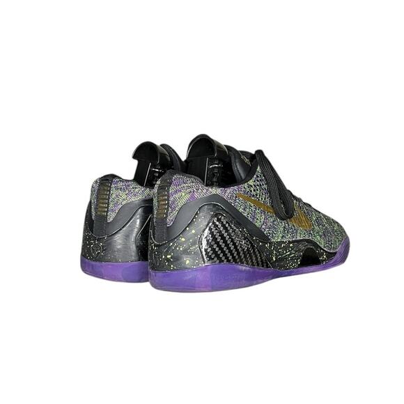 ***SOLD***Nike Kobe 9 Elite Low "Mamba Moment" iD Sneakers Size 8.5 Black Purple - Picture 4 of 6